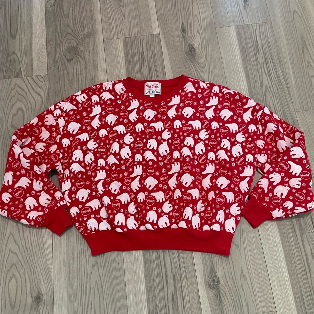 Wildfox Sweatshirt Coca Cola Size Small NWOT